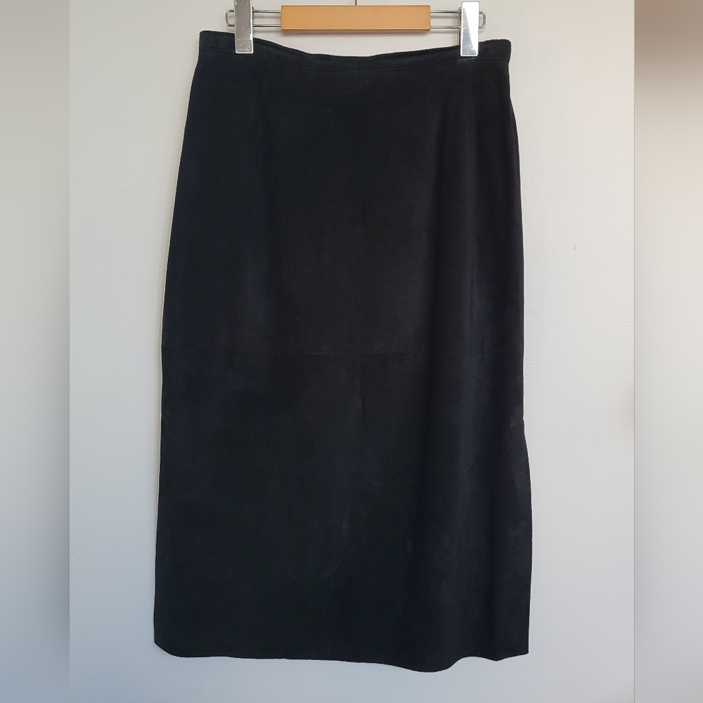 Danier Suede Midi Skirt